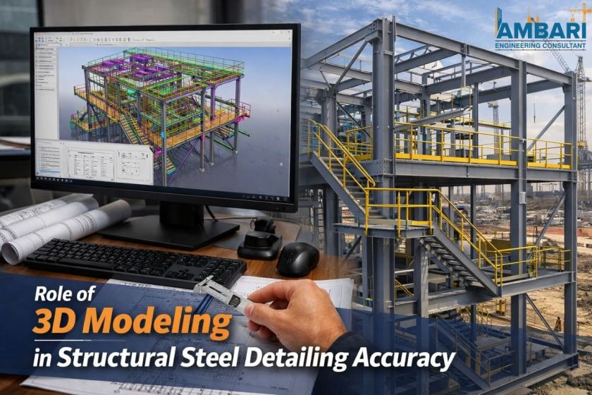 Role of 3D Modeling in Structural Steel Detailing Accuracy